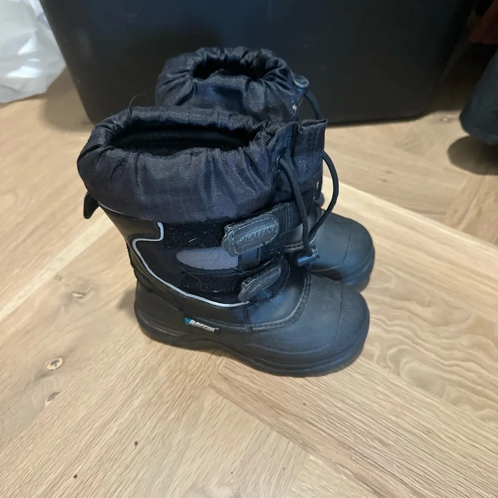 Baffin Kids Black Winter Snow Boots